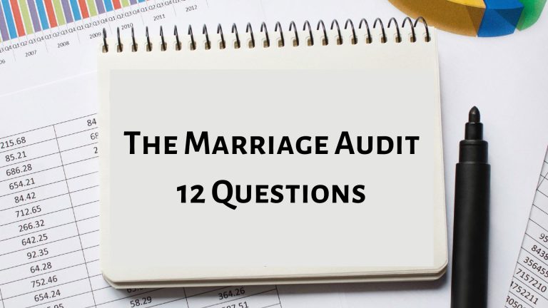 The Marriage Audit 12 Questions