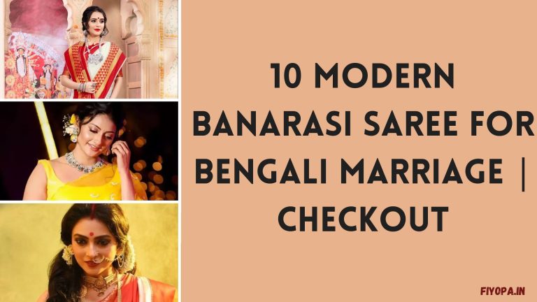 Modern Banarasi Saree For Bengali Marriage