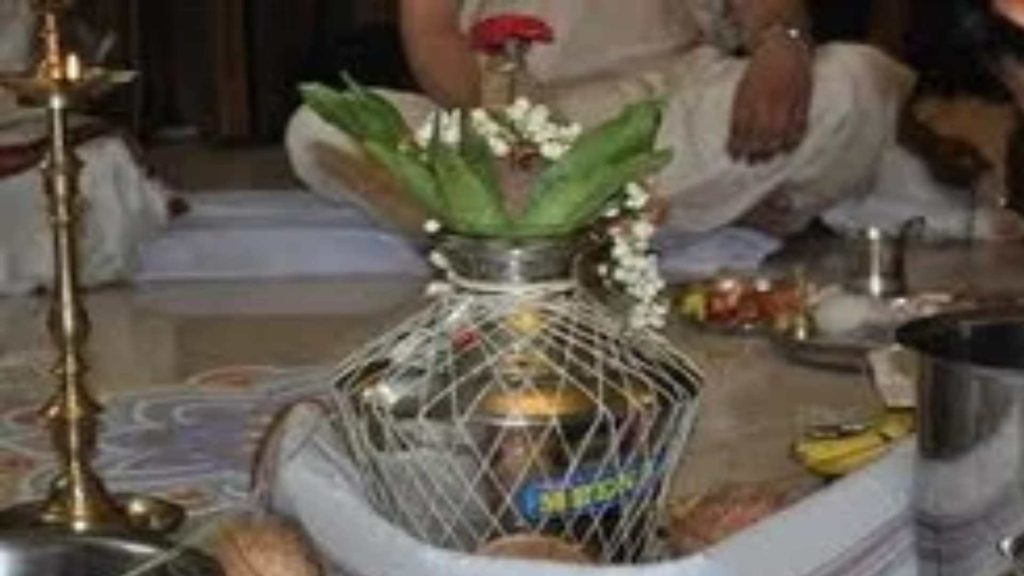 Water in Udaka Shanti Puja
