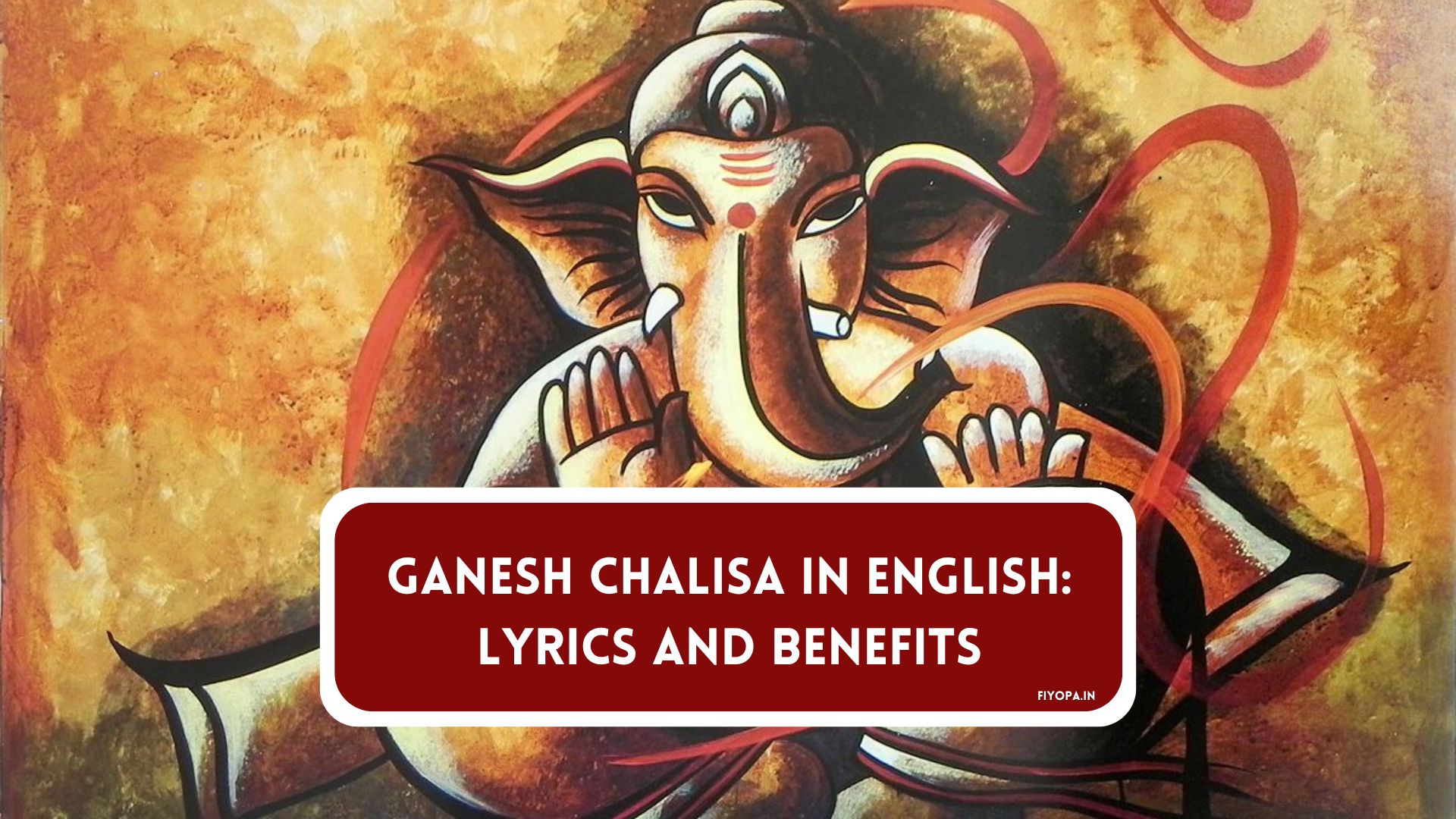 Ganesh Chalisa in English