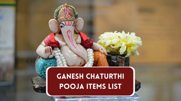 Ganesh Chaturthi Pooja Items List Checkout
