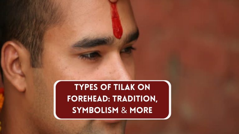Types of Tilak on Forehead