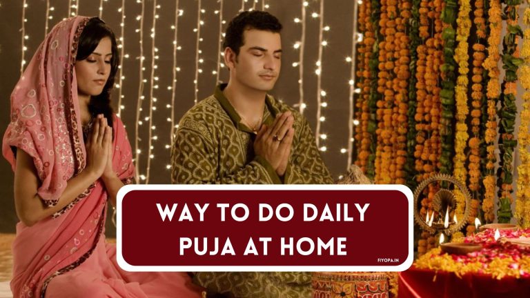 How To Do Daily Puja at Home