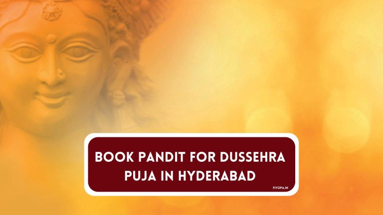 Pandit for Dussehra Puja in Hyderabad