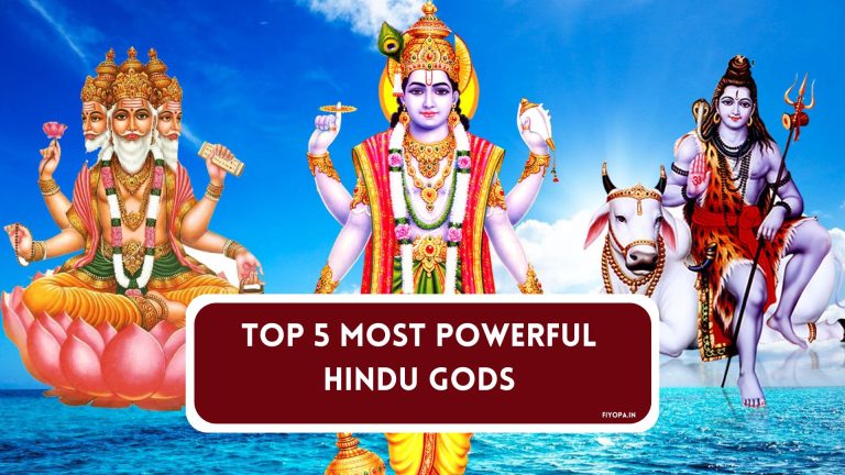 Top 5 Most Powerful Hindu Gods