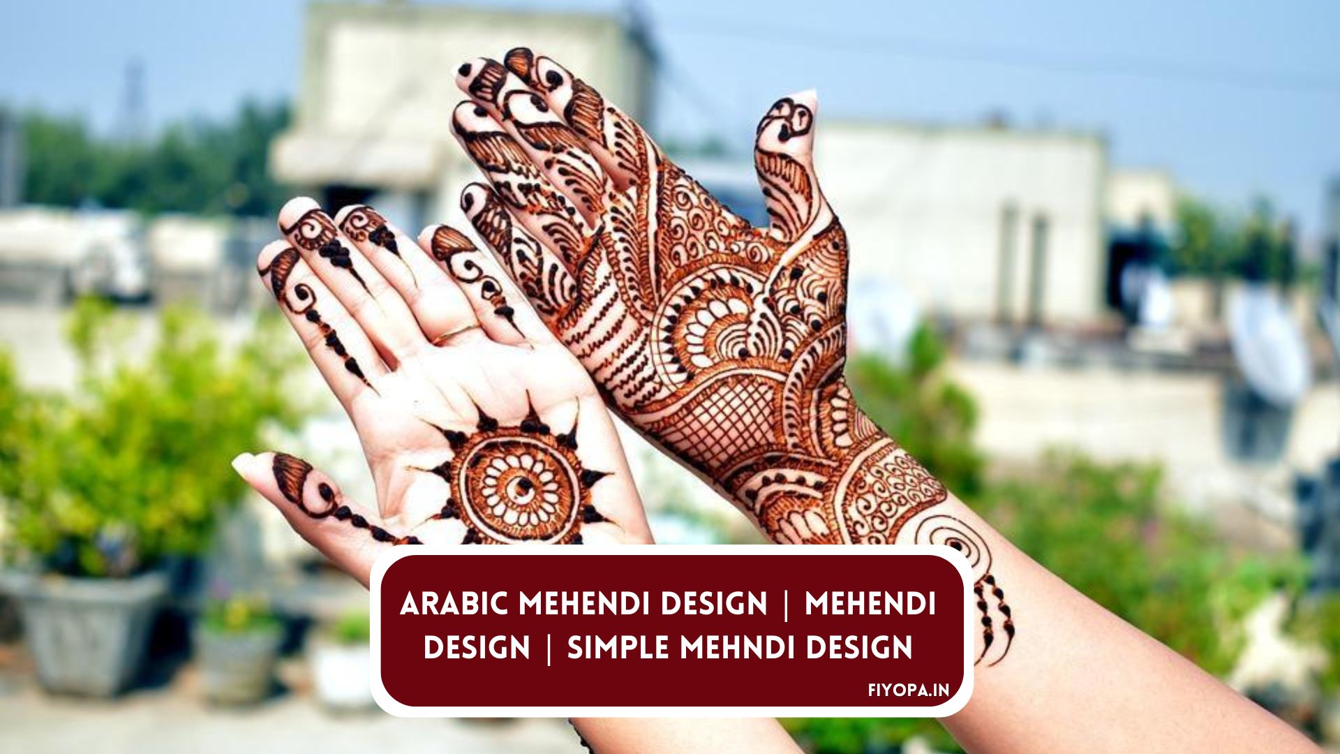 Arabic Mehendi Design
