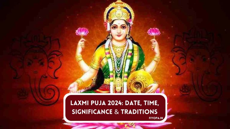 Laxmi Puja 2024
