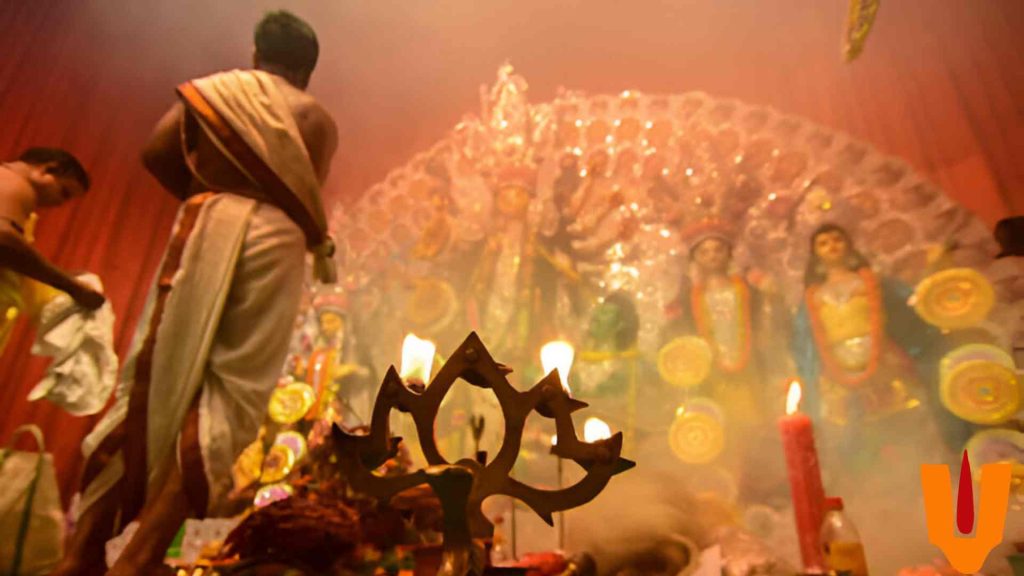 Pandits During Durga Puja