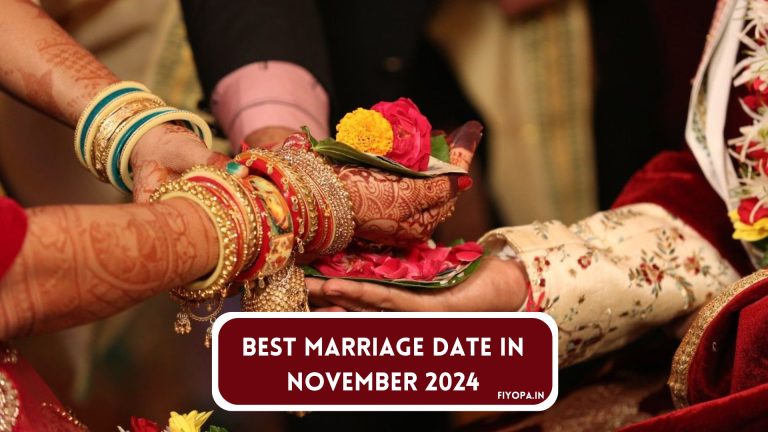 Best Marriage Date in November 2024: Checkout Date