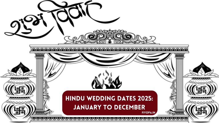Hindu Wedding Dates 2025