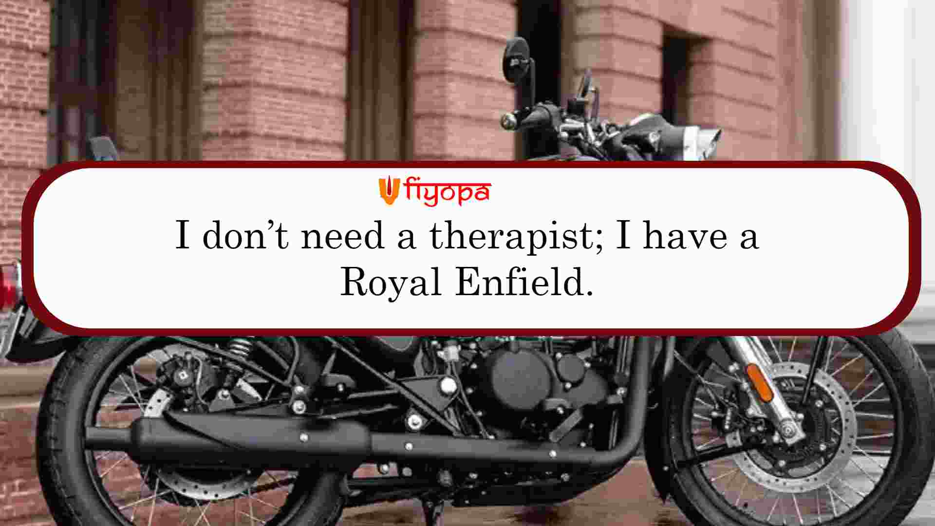 Funny Royal Enfield Captions for Instagram