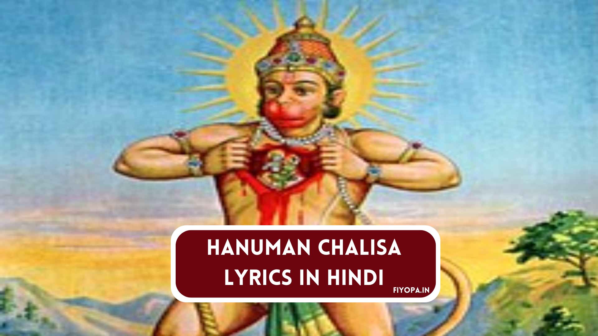 Hanuman Chalisa Lyrics​ in Hindi