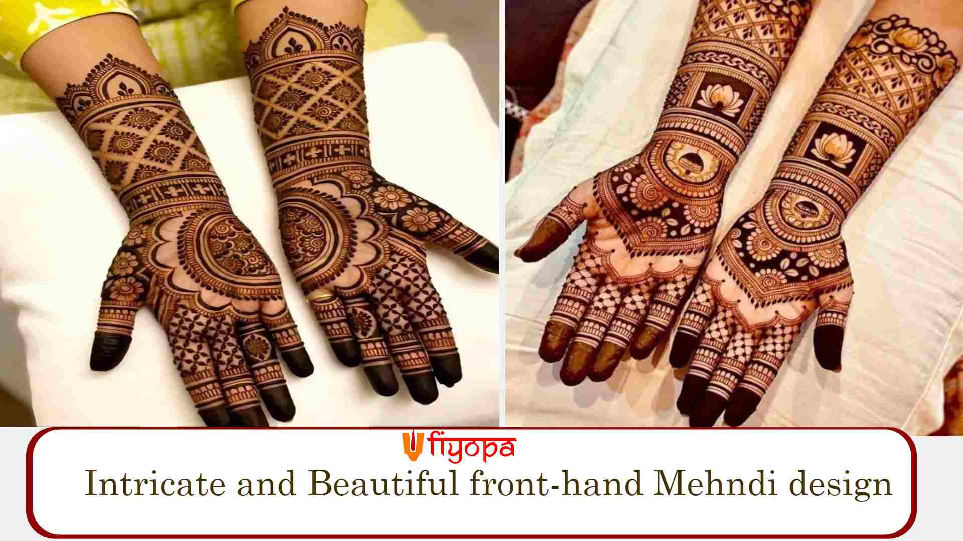Intricate and Beautiful front-hand Mehndi design
