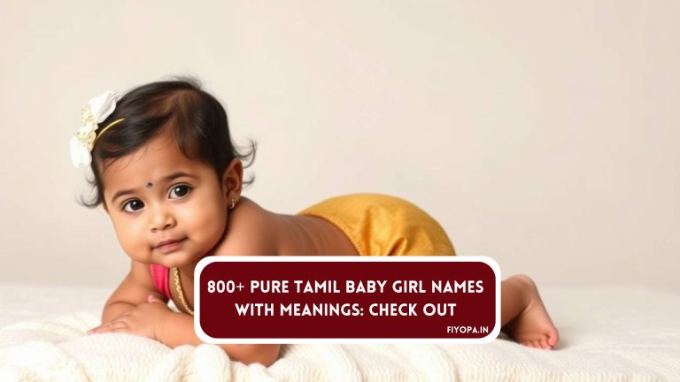 Pure Tamil Baby Girl Names