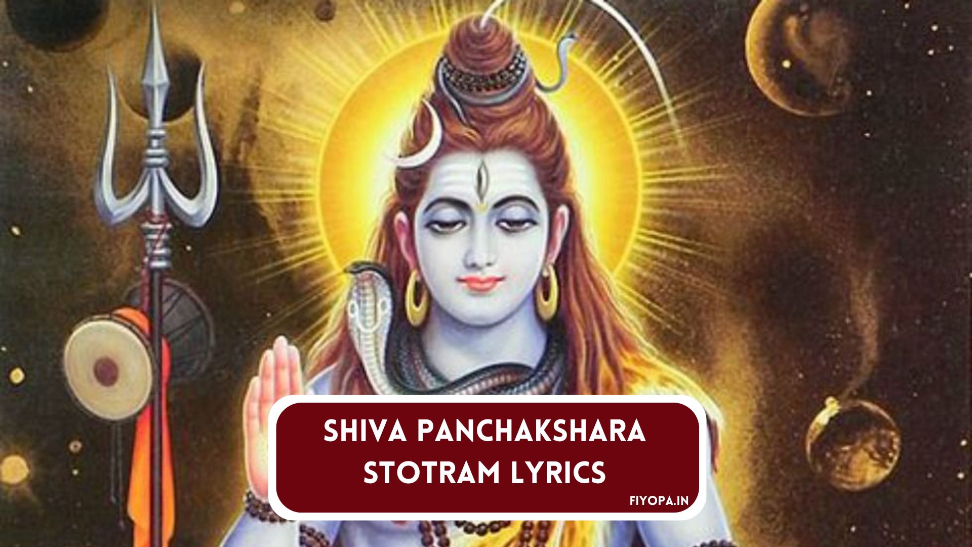 Shiva Panchakshara Stotram Lyrics