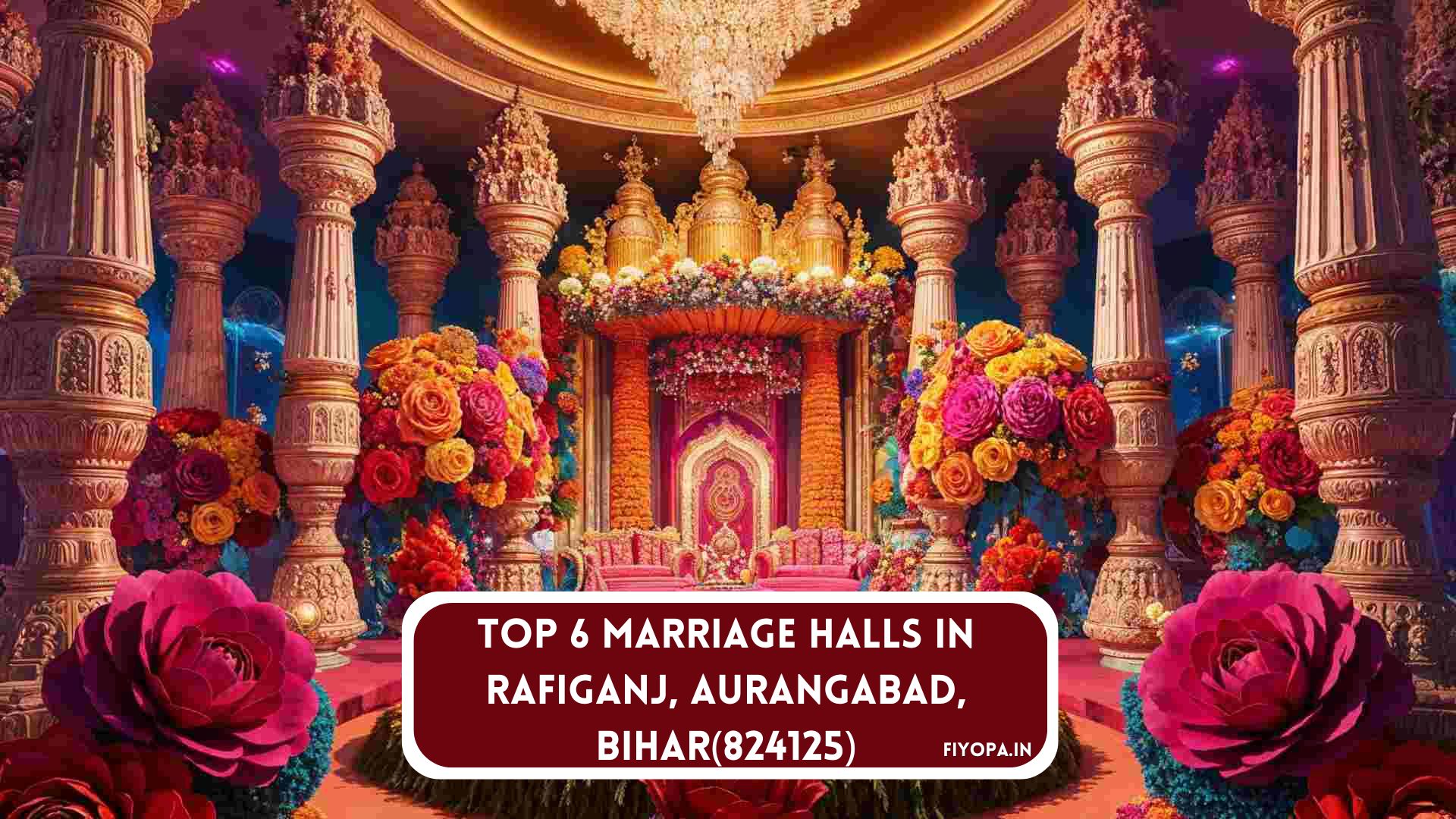 Top 6 Marriage Halls in Rafiganj